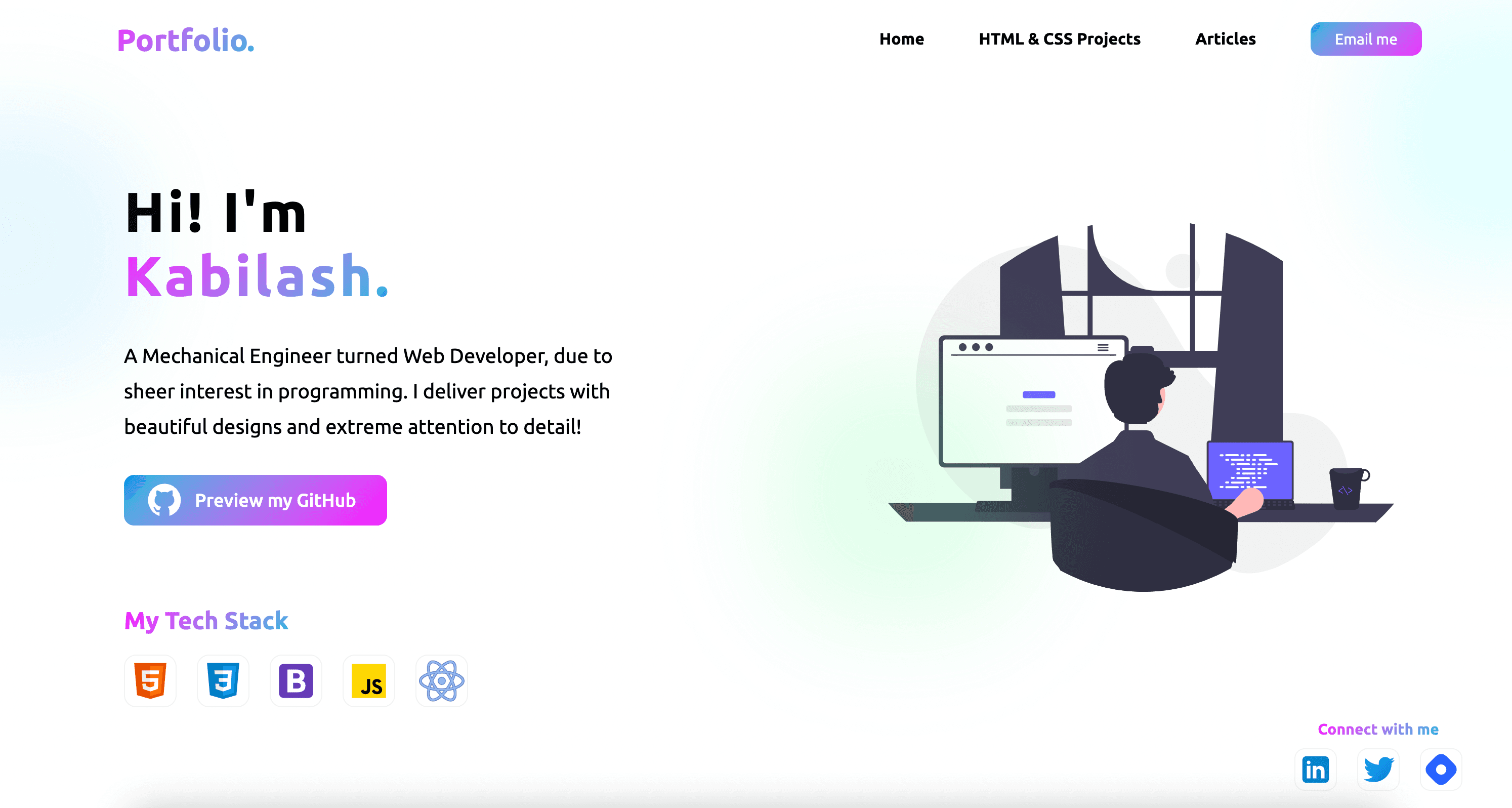 17 Projects in 10 days - My HTML and CSS Journey